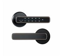 HEALBYBLE Serratura for porta con impronta digitale intelligente Bluetooth password di sblocco chiave meccanica for in legno maniglia singola Smartlife,Sicurezza degli accessi