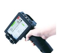 HEALBYBLE Stampante a getto d'inchiostro portatile da 12,7 mm, stampante for codifica touch screen 5 pollici, for codici a barre con codice QR for etichette,Alta sensibilità(Russian with 1 ink)