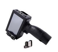 HEALBYBLE Stampante a getto d'inchiostro portatile intelligente, macchina for la codifica a di codici a barre QR con numero lotto, asciugatura rapida permanente,Alta sensibilità(Russian with 1 ink)