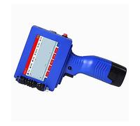 HEALBYBLE Stampante a getto d'inchiostro Portatile palmare Smart 4.3 pollici Touch Screen Stampa Borsa Scatola Legno Vetro Plastica,Alta sensibilità(1 White Cartridge)