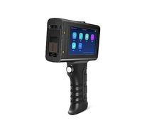 HEALBYBLE Stampante portatile portatile con etichetta di numerazione del codice batch variabile online da 12,7 mm, stampante termica intelligente a getto d'inchiostro,Alta sensibilità(Yello Ink Set)