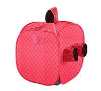 HEALBYBLE Tenda for Sauna a e Pieghevole Portatile Spa Senza e for Una o Due Persone, Dimagrimento di Tutto Il Corpo,Sessioni di Sauna a casa(Two Person Red)
