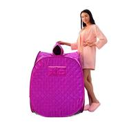HEALBYBLE Tenda for Sauna a e Pieghevole Portatile Spa Senza e for Una o Due Persone, Dimagrimento di Tutto Il Corpo,Sessioni di Sauna a casa(One Person Purple)