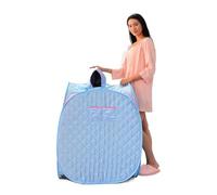HEALBYBLE Tenda for Sauna a e Pieghevole Portatile Spa Senza e for Una o Due Persone, Dimagrimento di Tutto Il Corpo,Sessioni di Sauna a casa(One Person Blue)