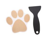 HEALEEP 1 Set Adesivi Antiscivolo per Bagno Forma Cane Oro con Raschietto Design per Sicurezza e Decorazione della da Bagno