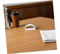 HEALEEP 10 Pezzi Fermatovaglioli Metallo Zincato D Design Semicerchio Portatovaglioli Eleganti e Moderni Zinco Lucida Accessori Decorativi per Tavola da Pranzo e Feste