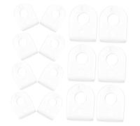 HEALEEP 100pezzi Ganci Plastica Per Appendere Poster e Banner Accessori Per Esposizione Negozio Facili Da Installare e Versatili Design Elegante Per Pubblicità