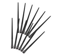 HEALEEP 12 Pezzi Set di Pennelli Setole Ultra Sottili e Piatte Materiali Resistenti e Sintetici per da Viaggio per Eyeliner e Sopracciglia