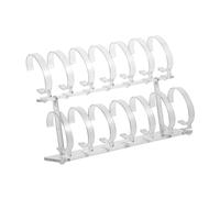 HEALEEP 1pezzi Espositore Orologi Acrilico Trasparente Doppio Posizioni Con Base Antiscivolo Supporto Rimovibile Per Custodia e Conservazione Orologi Uomo e Donna