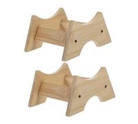HEALEEP 2 pezzi Base per Dispenser Bevande in Legno Resistente e Stabile Supporto per Fusti Whiskey e Brocche Rialzo Versatile per Contenitori Acqua e Vino per Casa e Locali