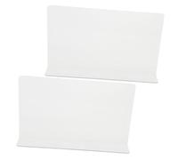 HEALEEP 2 Pezzi Paraspruzzi per da Bagno PVC Protettori per Doccia Facile Installazione Resistente e Trasparente Accessori Bagno Funzionali
