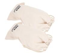 HEALEEP 2 Pezzi Sacchetti Porta Scarpe da Viaggio Beige Coulisse Leggeri e Resistenti per Organizzare e Proteggere le Scarpe Durante i Viaggi