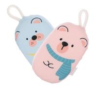 HEALEEP 2 Pezzi Scrub The Sponge Bear Bagno Per Spugne Bagno Per Luffa Per Bagno Per Accessori Bagno Per Per La Doccia
