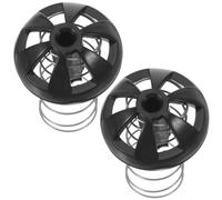 HEALEEP 2 Set Kit di Ricambio Cestello Infusore per Macchina da Caffè Fermo a Molla Resistente al Calore in Plastica e Silicone Compatibile per Uso Domestico e Commerciale