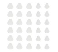 HEALEEP 200 Pezzi Tazze per Tatuaggi in Silicone Riutilizzabili, Set 100 Tazze Piccole + 100 Medie, Contenitori per Pigmenti e Inchiostro, Base Piatta per Tatuatori Professionisti e Uso