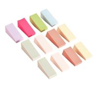 HEALEEP 24 Pezzi Spugne Triangolari per Unghie Gradienti Colorate, Spugna per Nail Art Pratica e Versatile, per Manicure Fai-da-te a Casa o Saloni Professionali Colore Colore Casuale