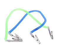 HEALEEP 2pezzi Fermaglio Per Bavaglino Molla in Plastica Flessibile Clip Per Tovaglioli Clip Per Bavaglini Per Ragazzo Ragazza Ragazza Per Cordino Per Per Bavaglini Dentali Per Adulti