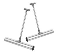 HEALEEP 2pezzi Gancio per Tombini in Acciaio Inox Sollevatore T per Coperchi di Tombini per coperture di fognatura e portoni avvolgibili