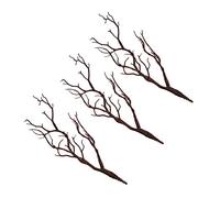 HEALEEP 3 Pezzi Accessori per Diy Copricapo Antler Decorativo per Feste Halloween e Decorazioni Horror Movie Colore Marrone Scuro