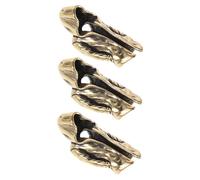 HEALEEP 3 Pezzi Miniature Halloween Ghost Figurines Pure Brass Handmade Assassin Robe Statues For Desktop And Shelf Decoration Fantasy Horror Ornaments