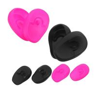 HEALEEP 4 Paia Cuffie Auricolari Silicone Riutilizzabili per Colorazione per Protezione e Casa Impermeabili e Comfortevoli per Orecchie Trattamenti Bellezza