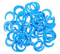 HEALEEP 50 Pezzi Clip di Bloccaggio da 1/4 di Pollice per Purificatore D’acqua, Raccordo a Innesto Rapido in Plastica Resistente, Morsetto per Filtro Acqua senza Perdite, Facile Montaggio