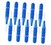 HEALEEP 50 Pezzi Spazzolini Interdentali Blu Strumenti Orale per Rimuovere Alimenti e Macchie Accessori per La Dei Denti