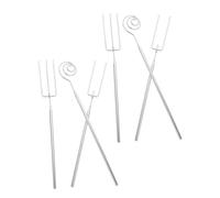 HEALEEP 6 Forchette Per Pentola Forchette Per Fonduta Forchette Per Pentola Forchette Per Dessert Utensili Per Immersione Per La Preparazione Forchette Da