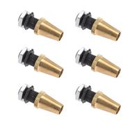 HEALEEP 6 Pezzi Pressacavi Filettati M10 in Metallo per Luci da Soffitto, Morsetti per Cavi Leggeri Fermacorda, Accessori Fai da Te per Lampade Sospese e Illuminazione Retrò