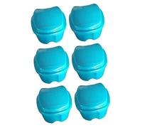 HEALEEP 6pezzi Scatola Porta Denti Finti Con Filtro e Cerniera Pratica Per Uso Quotidiano e Leggera Per Eventi e Viaggi