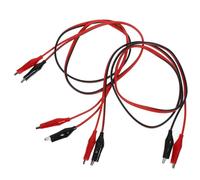 HEALEEP a con Fili per Test Elettrici Cavo Collegamento Doppia Testa Clip Elettrica Affidabile e Versatile 2 Pezzi