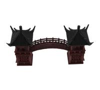 HEALEEP Accessori per Giardino Zen Giapponese in Miniatura, Decorazione Padiglione Micro-Paesaggio per Acquari e Terrari, Scultura Padiglione Antico per Bonsai e Ambienti Fatati