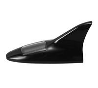 HEALEEP Antenna a Pinna Squalo Auto Luce LED Solare a 8 Lampadine, Copertura Antenna Nera per Esterni Auto, Accessorio per Sicurezza Stradale Anti-Collisione