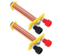 HEALEEP Bobina Elettromagnetica a Forma di T 2 Strumento Didattico e Facile da Usare in Rame e Plastico per Esperimenti di Fisica per Insegnamento Scolastico