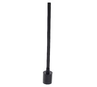 HEALEEP Candle Snuffer Acciaio Inossidabile Accessorio per Estinguere Candele Wick Dipper e Wick Trimmer per Tea Light e Candele Vaso Design e Resistente Nero