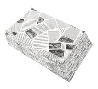 HEALEEP Carta da Imballaggio Alimentare Retrò Antigrasso 120 Fogli 35x25cm per Sandwich e Fritti, Carta da Pane Delicata e Resistente per Casa e Ristorante