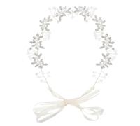 HEALEEP Cerchietto da Sposa Argento Cristalli in Lega, Accessorio Raffinato per Chioma da Matrimonio e Fotografia, Perfetto per Occasioni Speciali