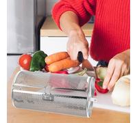 HEALEEP Cestello e Design 360° Rotante in Acciaio Inossidabile Girevole Resistente al Calore per Forno Porta Mobile per Cottura di Pollo e Frutta Secca