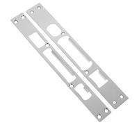 HEALEEP Chiavistello di Sicurezza in Acciaio Inox 1,2mm Spessore, Serratura Porta Antifurto 2 Pezzi, Accessorio per Porte Blindate, Facile Installazione per Uso Domestico e Ufficio