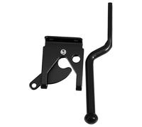 HEALEEP Chiavistello per Cancelli in Ferro 144mm Resistente per Recinzioni in Legno, Fermo per Cancello da Esterno Gancio di Chiusura per Fattorie e Aree Verdi