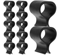 HEALEEP Clip per Mobili da Giardino in Vimini 12 Pezzi, Morsetti per Divano da Esterno in Rattan, Fissaggio per Sedie Componibili e Salottino da Esterno, Accessori Robusti e Stabili