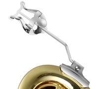 HEALEEP Clip Spartiti per Trombone in Metallo Argento, Morsetto Pratico e Conveniente per Musica da Marcia Supporto Spartito per Tromba