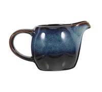 HEALEEP Contenitore Per Panna in Ceramica Lattiera Con Manico Erogatore Di Sciroppo Adatto Per Caffè Tè Confettura Salsa Stile Europeo Classico Versatile e Pratico Per Uso Domestico e Prof