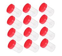 HEALEEP Contenitori per Campioni di Laboratorio 40ml con Coperchio a Spirale, Tazze per Campionamento Feci, Set da 50 Pezzi per Raccolta e Conservazione Sicura in Ambito Colore Casuale