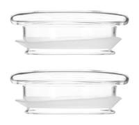 HEALEEP Coperchio per Brocca d'Acqua in Vetro 2 Pezzi Tappo in Silicone, Accessori per Brocche da Cucina, Protezione Antipolvere e Anti-Spill, per Contenitori di Acqua Potabile