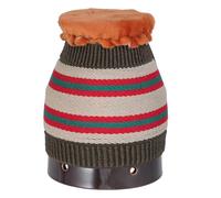 HEALEEP Coppetta per Moxibustione Portatile a Doppio Strato Set in Ceramica Resistente al Calore con Raschietto per Massaggio, Bruciatore per Moxibustione per Uso Domestico e Viaggi