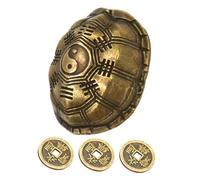 HEALEEP Decorazione Forma di Guscio di Tartaruga in Lega Cinese Ornamento Artigianale per Desktop Emblema di Prosperità e Tradizione Esoterica