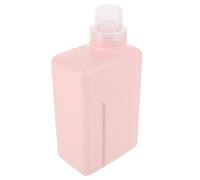 HEALEEP Dispenser Erogatore a Pompa per Sapone Liquido 1000 Ml in Pe, Bottiglia Quadrata Salvaspazio Guarnizione Anti-perdita, Contenitore Ricaricabile per Detersivo Bucato e Gel Doccia,