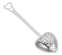 HEALEEP Filtro per Tè Infusore a Cucchiaio in Acciaio Inossidabile a Forma di Cuore, Pratico e Efficiente per Foglie di Tè Sciolte, Regalo per Anziani e Insegnanti
