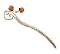 HEALEEP Forcina per Chioma in Metallo Retrò, Bastoncino per Chignon Leggero e Resistente, Accessorio per Chioma Cinesi Adatto a Acconciature Tradizionali e Uso Quotidiano